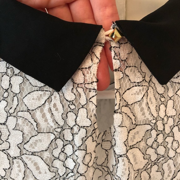 Express Lace Peter Pan Top - Picture 6 of 7